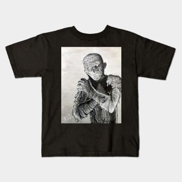 The Mummy Kids T-Shirt by RG Illustration